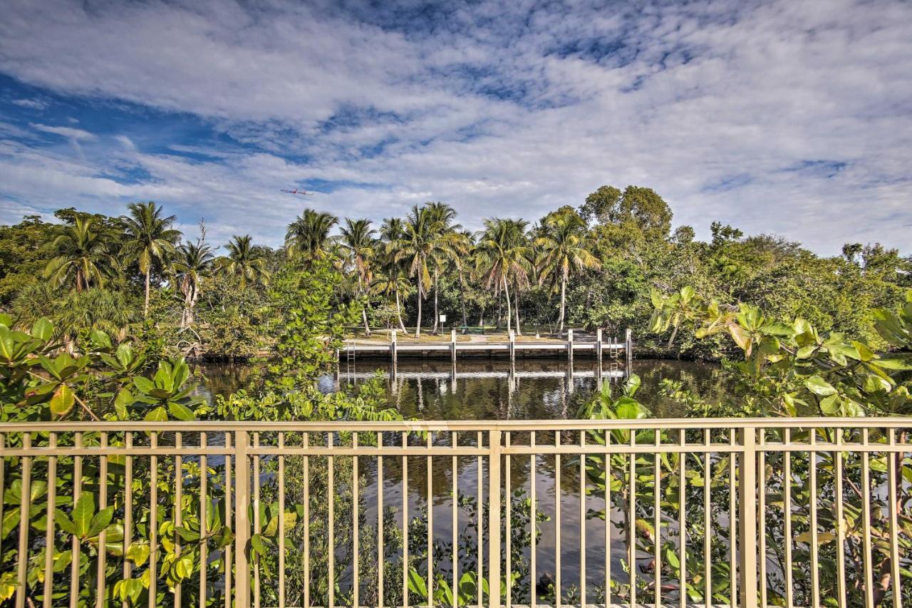 Canal Side Retreat With Dock, By Hollywood Boardwalk Fort Lauderdale Esterno foto